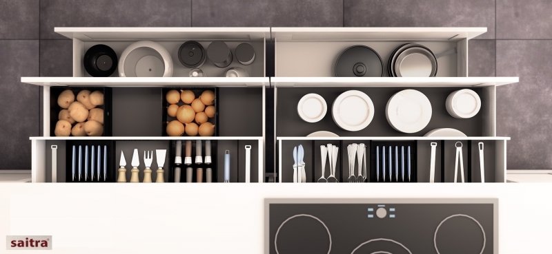 Espacio en la Cocina - 5 Trucos para aprovecharlo - Alen Soria